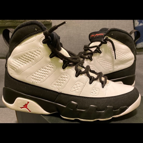 Air Jordan 9 play off white red black - Picture 1 of 6
